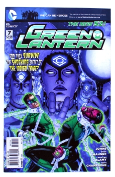 Green Lantern The New 52! Comic # 7: Can they survive the shocking secret of the indigo tribe? von DC Comics